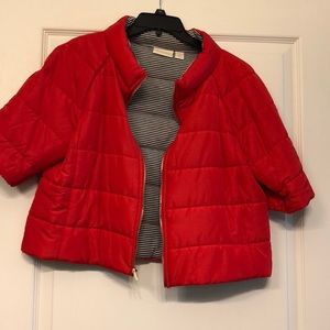 Women’s Short Sleeve Puffer Jacket Chico's - Size M